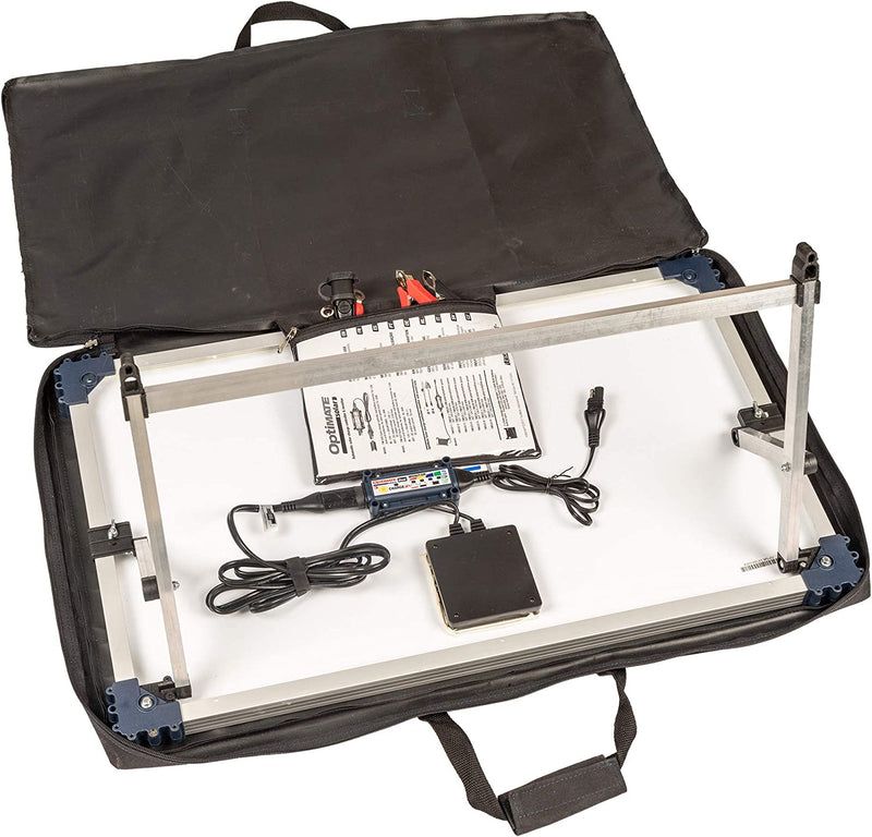 OptiMATE TM-522-D4TK Solar Duo 40W Travel Kit - 6-Step 12V / 12.8V 3.33A Sealed Solar Battery Saving Charger & Maintainer