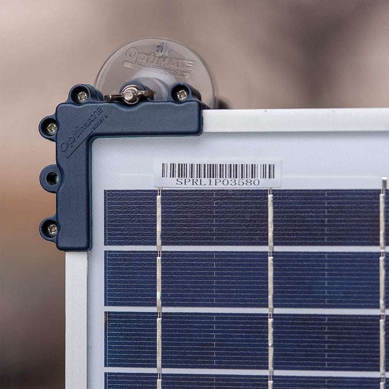 OptiMATE TM-522-D1TK Solar Duo 10W Travel Kit - 6-Step 12V / 12.8V 0.83A Sealed Solar Battery Saving Charger & Maintainer