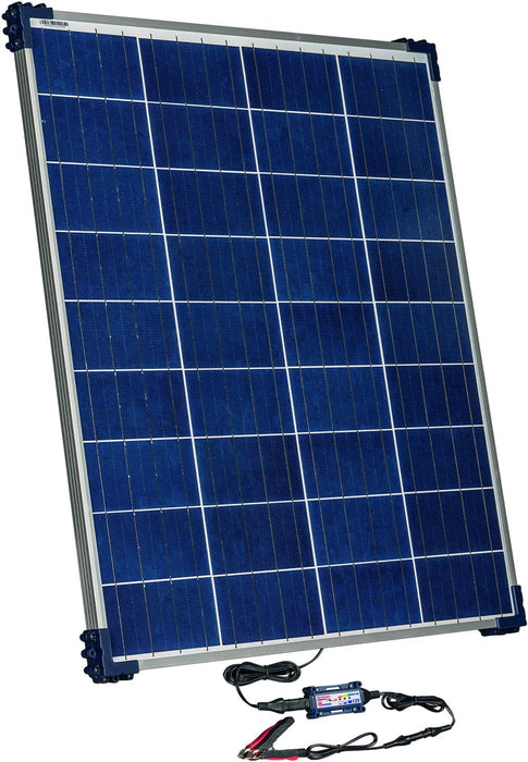 OptiMATE TM-523-8 SOLAR + 80W Solar Panel, Solar Pulse Charger, Tester & Maintainer for 12V batteries