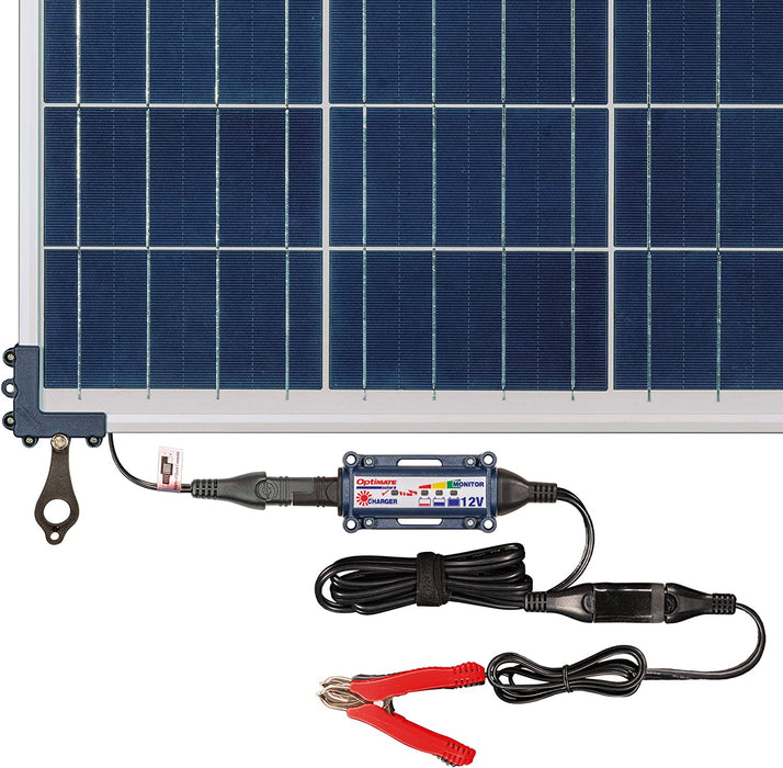 OptiMATE TM-522-D4TK Solar Duo 40W Travel Kit - 6-Step 12V / 12.8V 3.33A Sealed Solar Battery Saving Charger & Maintainer