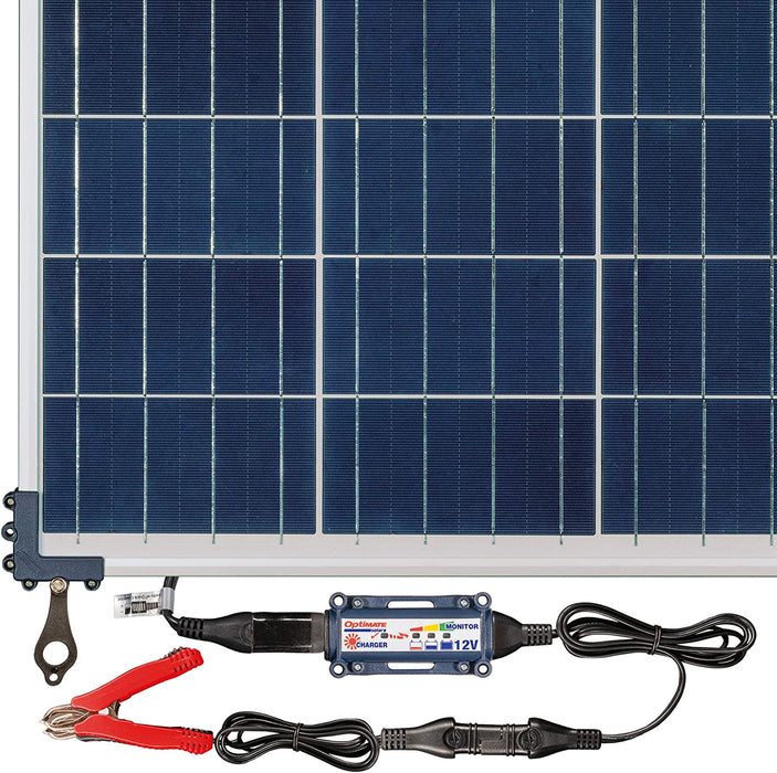 OptiMATE TM-523-8TK SOLAR 80W Travel Kit - 6-Step 12V 6.67A Sealed Solar Battery Saving Charger & Maintainer