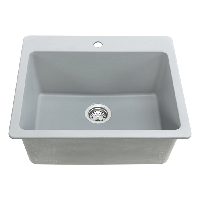 Agua Canada EVEREST 1 Bowl 25X22 Dual Mount Kitchen Sink
