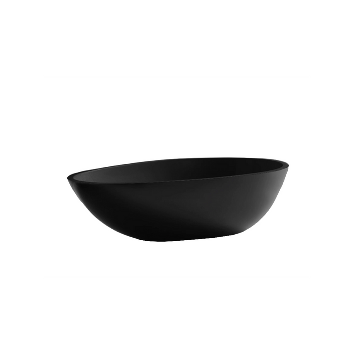 Agua Canada FOHO 14’’X24’’X6'' Oval Solid Surface Vessel Sink