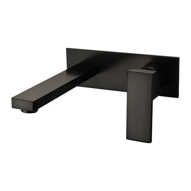 Agua Canada RICCARDO Wall Mounted Bathroom Basin Faucet Square