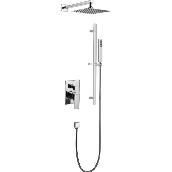 Agua Canada VITO-II Square Shower Kit Rain Shower And Hand Shower