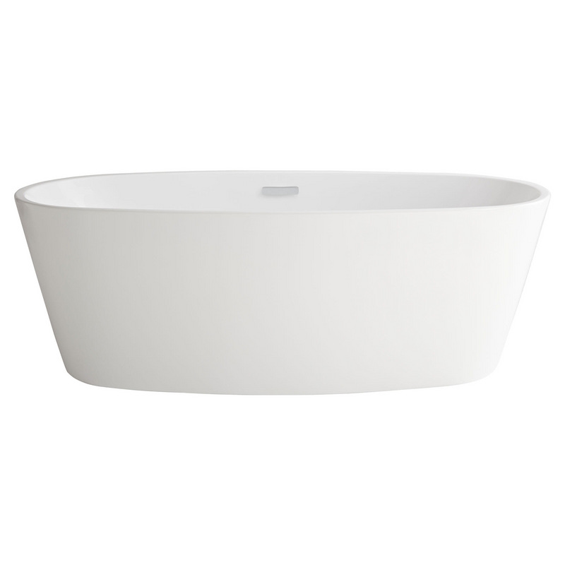 American Standard Coastal - Serin 68 x 31-Inch Freestanding Bathtub Center Drain With Integrated