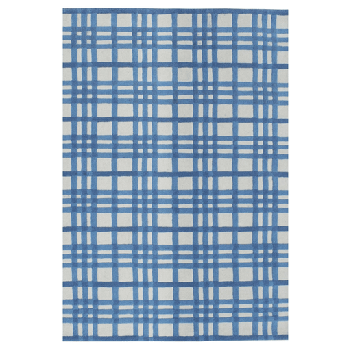 Aspen Plaid Cut Pile Handtufted Wool Rug - Organic Weave - Rise