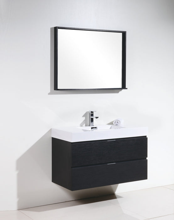 KubeBath Bliss 40" Wall Mount Modern Bathroom Vanity