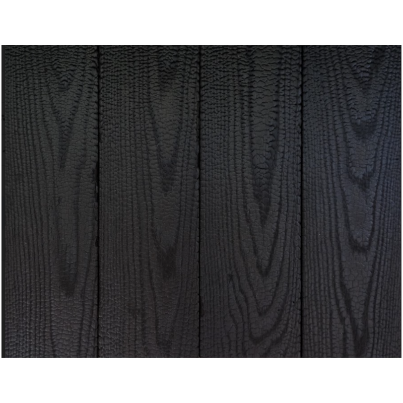 Blackwood and Ash Shou Sugi Ban Arigeta Wood Siding Sample Pack