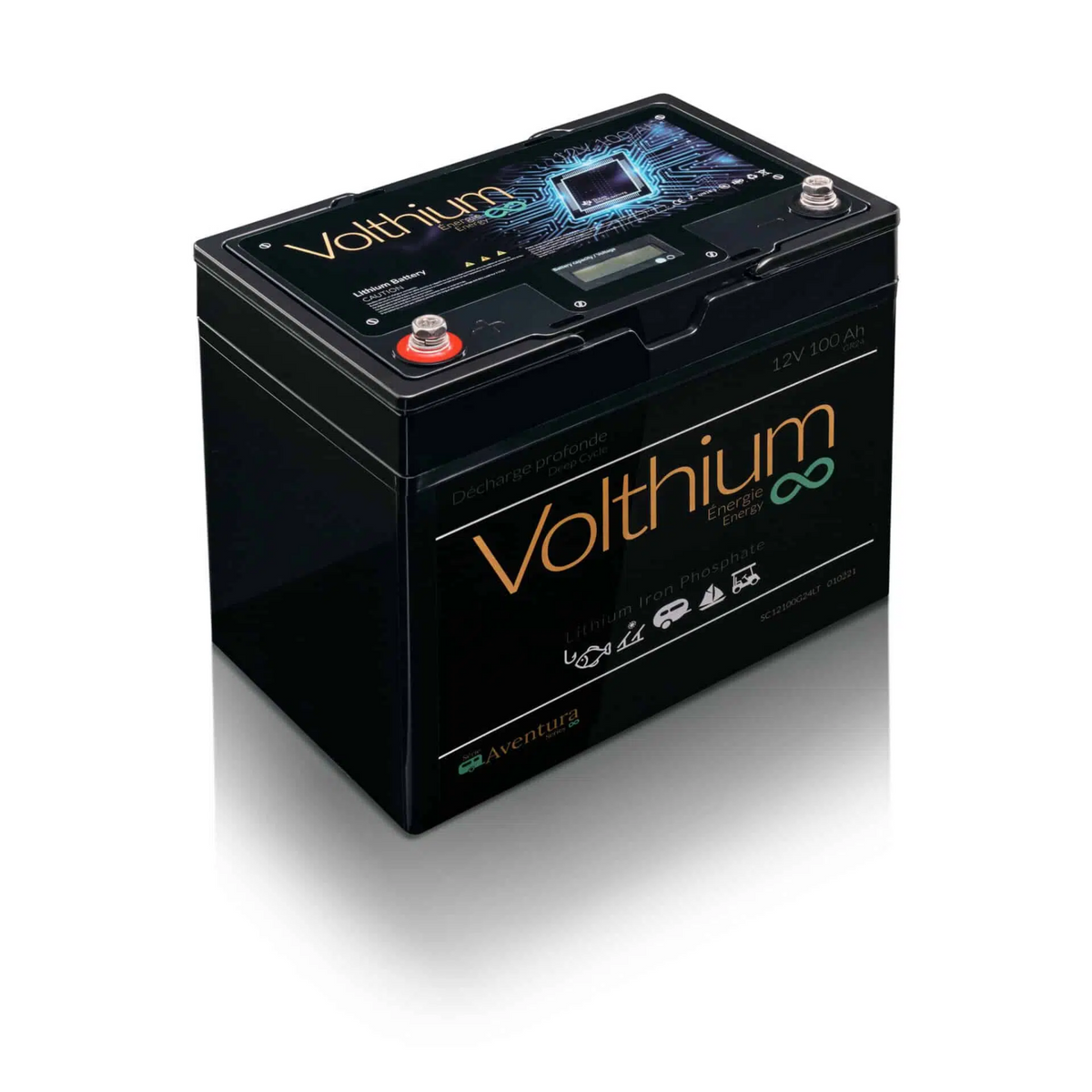 Volthium Battery Aventura 12V 100AH / Low Temp Cut Off Protection — Rise