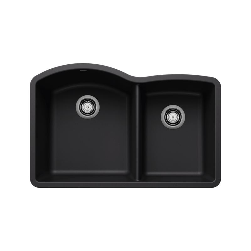 Blanco DIAMOND U 1¾ Bowl SILGRANIT Undermount Kitchen Sink
