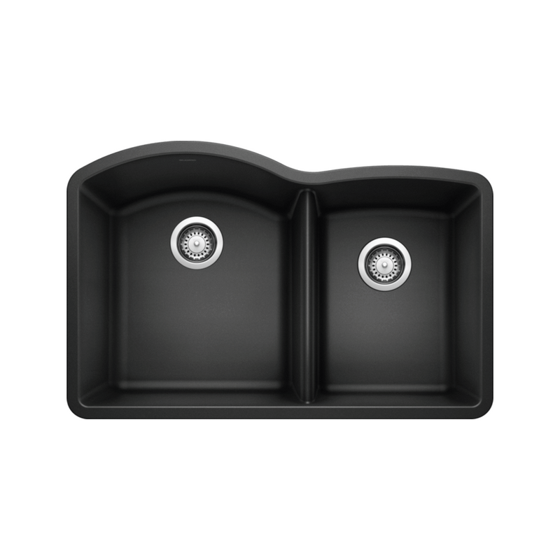 Blanco DIAMOND U 1¾ Bowl SILGRANIT Undermount Kitchen Sink