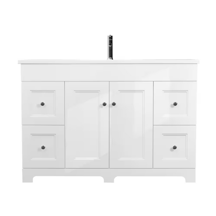 Luxo Marbre Classic Free-Standing Vanity with 1 Door and 2 Drawers