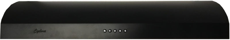 Cyclone 30" Classic Collection 570 CFM Undermount Range Hood with Matte Black Finish - CYB919R30MB