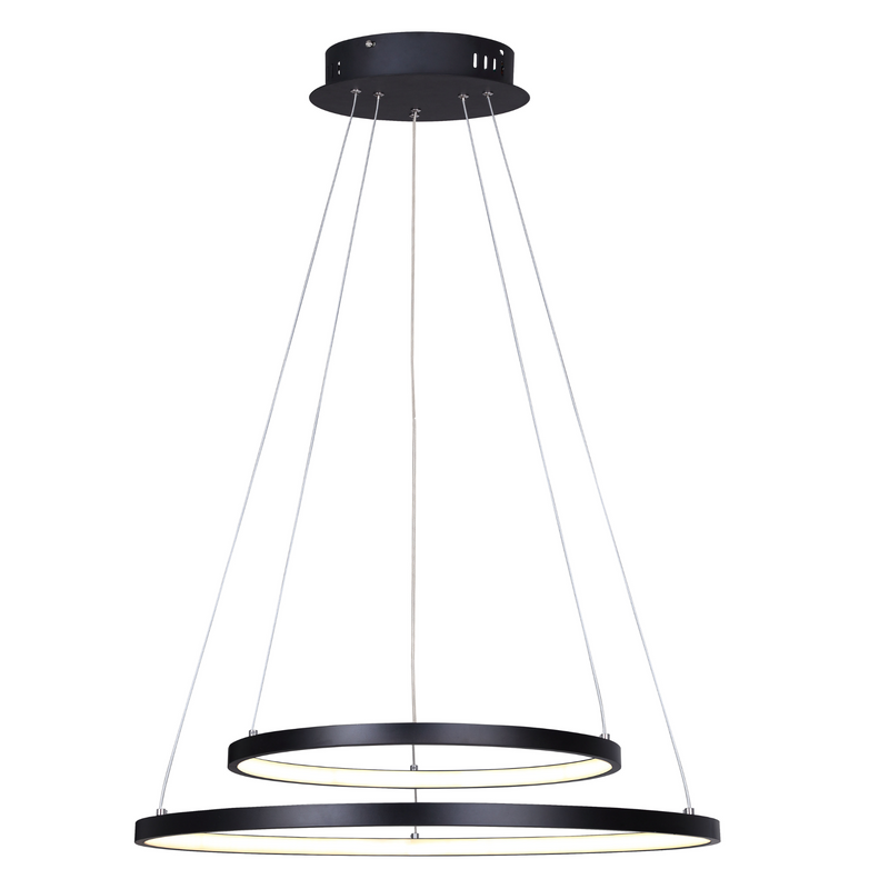 Canarm LEXIE LED Matte Black Chandelier