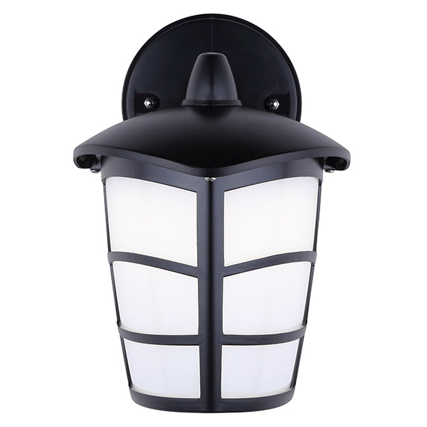 Canarm Polycarbonate Matte Black BRWL-POR12T-N-BK LED Outdoor Sconce