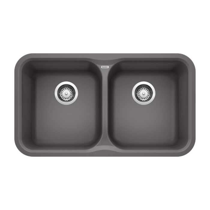 Blanco VISION U 2 Double Bowl SILGRANIT Kitchen Sink