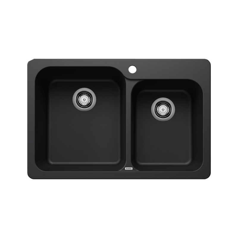 Blanco VISION 1¾ Double Bowl SILGRANIT Kitchen Sink