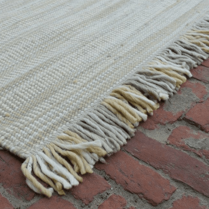 Columbia Wool Flatweave Rug - Organic Weave - Rise