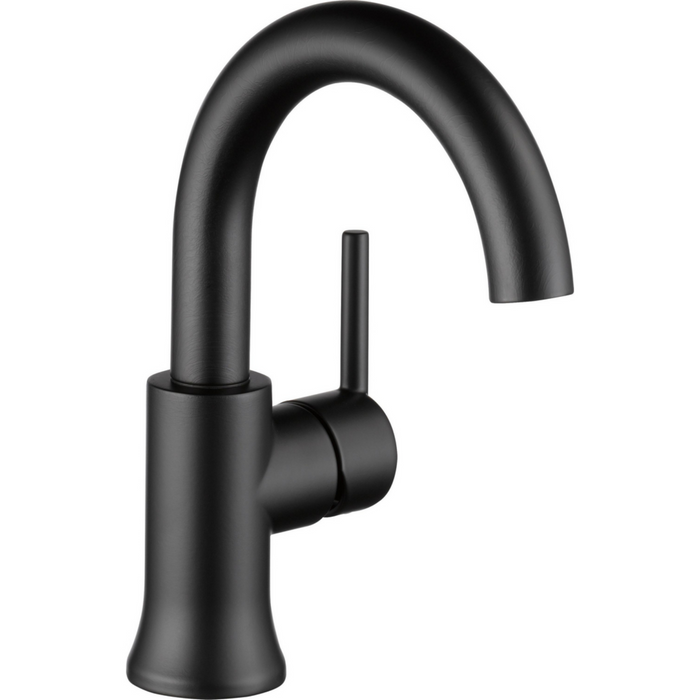 Delta Trinsic Bathroom Faucet in Matte Black with Pop-Up