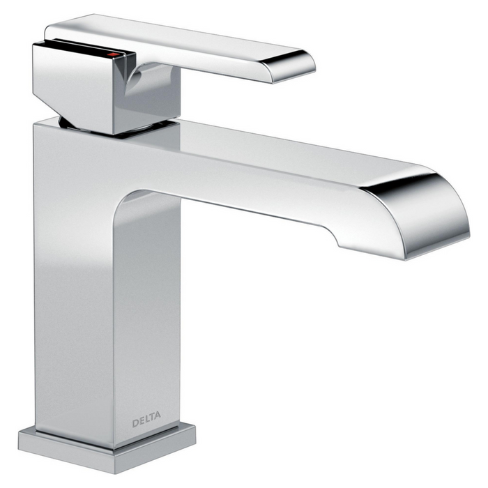 Delta Ara Single Handle Bathroom Faucet with Pop-Up - Chrome