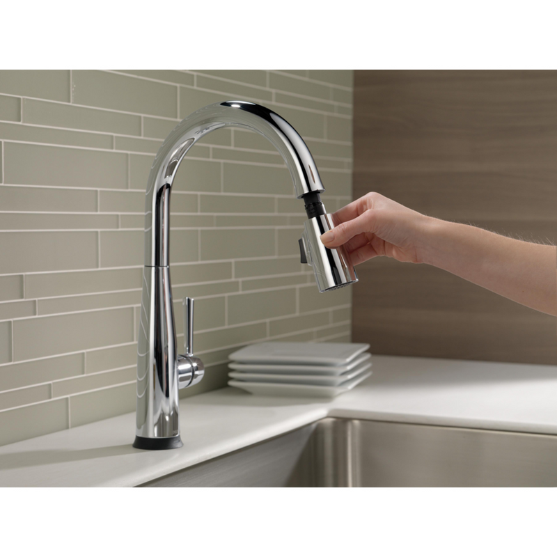 Delta Essa Single Handle Pull-Down Kitchen Faucet with Touch2O Technology 9113T