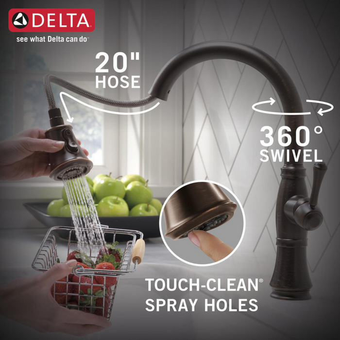 Delta Cassidy Single Handle Pull-Down Kitchen Faucet
