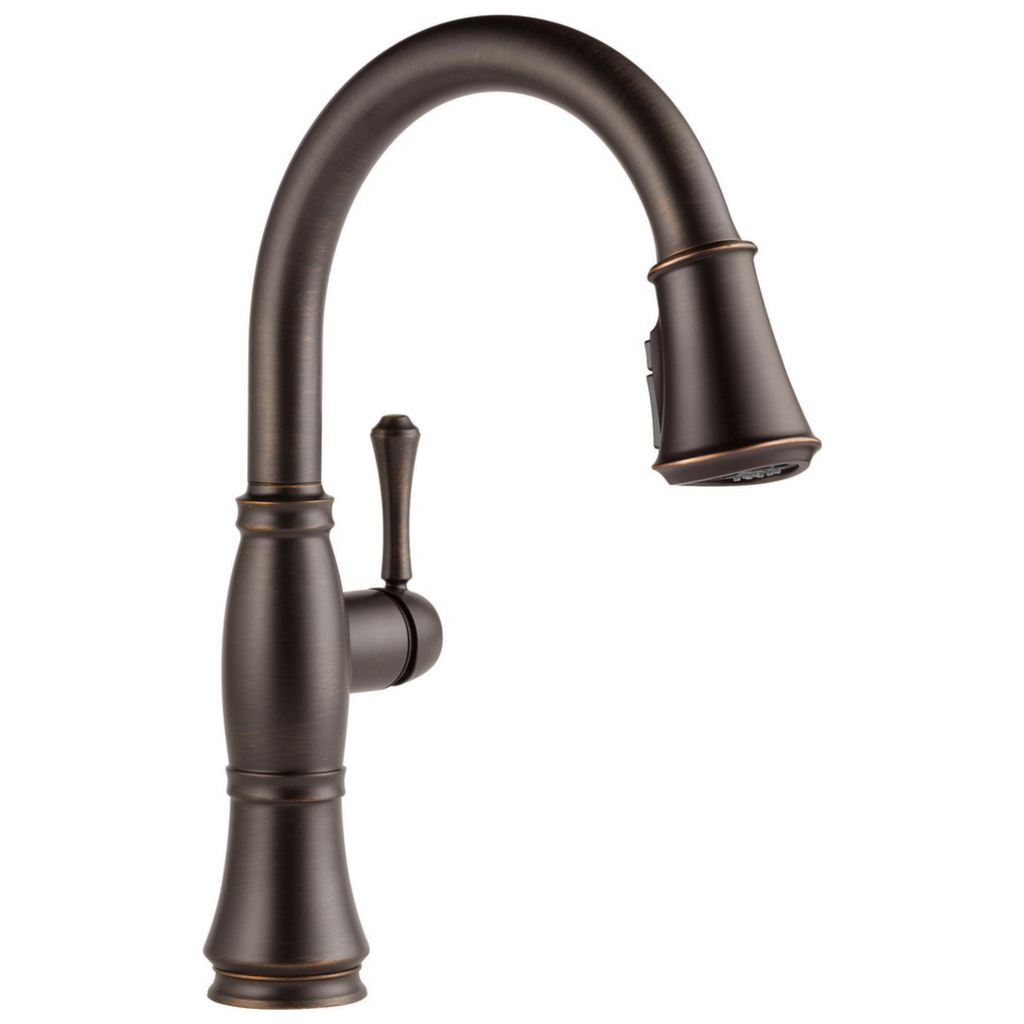 Delta Cassidy Single Handle Pull Down Kitchen Faucet Rise