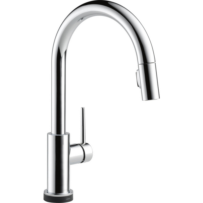 Delta Trinsic Single Handle Pull-Down Kitchen Faucet Featuring Touch2O Technology