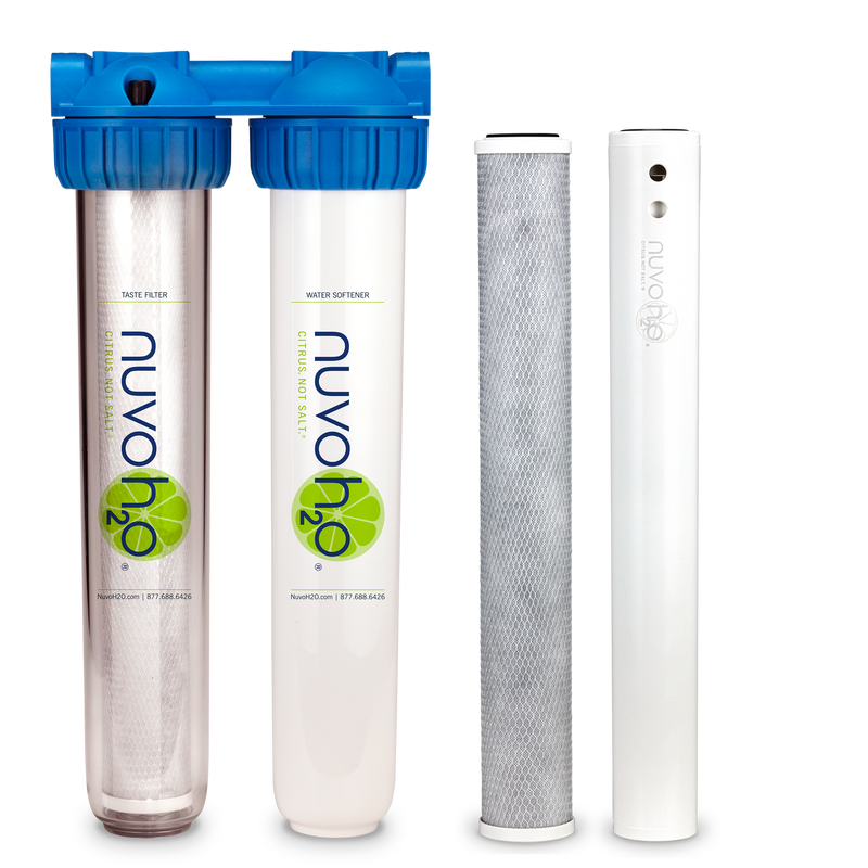 NuvoH20 Home Duo Water Softener + Taste Filter System