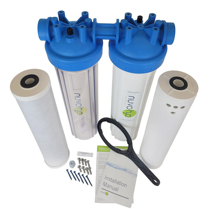 NuvoH20 Manor Duo Water Softener + Filtration System