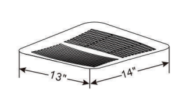 Cyclone Hushtone Signature Series Bathroom Fan with Humidity Sensor - CBP100H