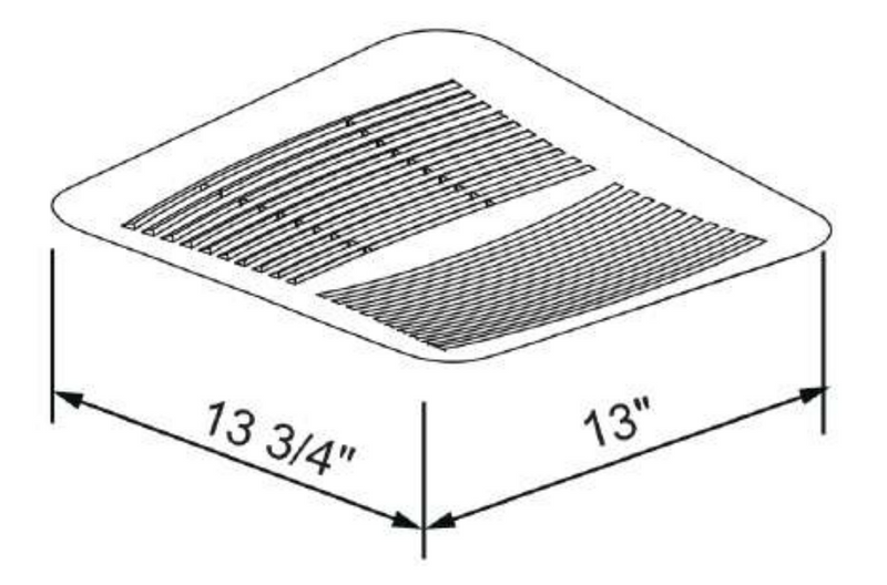 Cyclone HushTone Signature Series Multi-Speed Bathroom Fan - ESLPD3S100