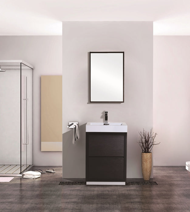 KubeBath Bliss 24" Free Standing Modern Bathroom Vanity