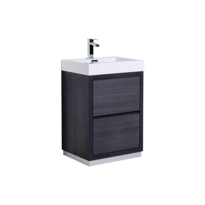 KubeBath Bliss 24" Freestanding Modern Bathroom Vanity
