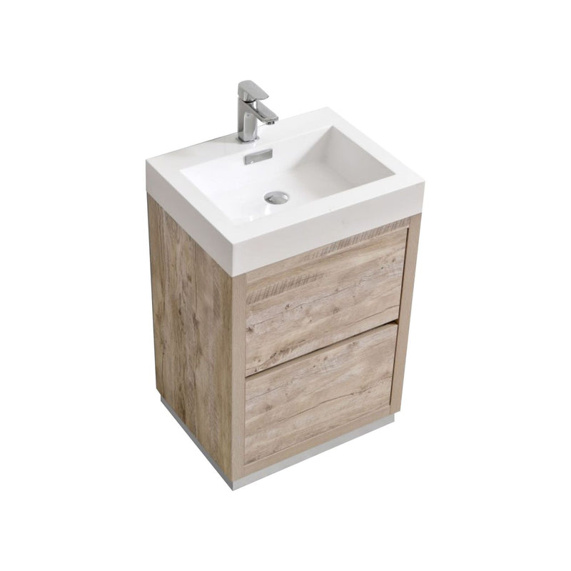 KubeBath Bliss 24" Freestanding Modern Bathroom Vanity
