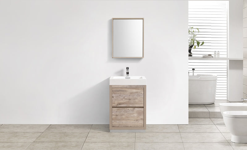 KubeBath Bliss 24" Freestanding Modern Bathroom Vanity