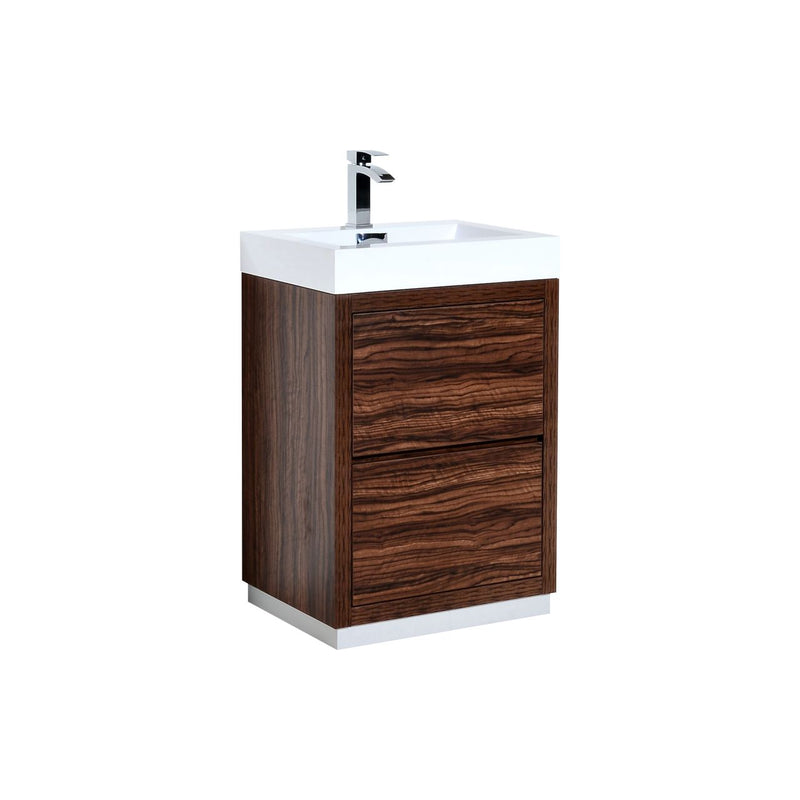 KubeBath Bliss 24" Freestanding Modern Bathroom Vanity