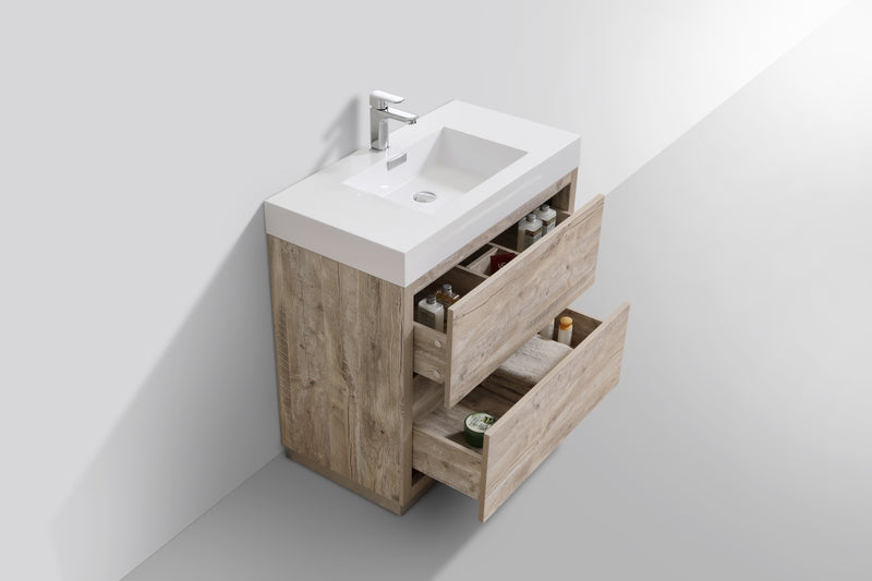 KubeBath Bliss 36" Freestanding Modern Bathroom Vanity