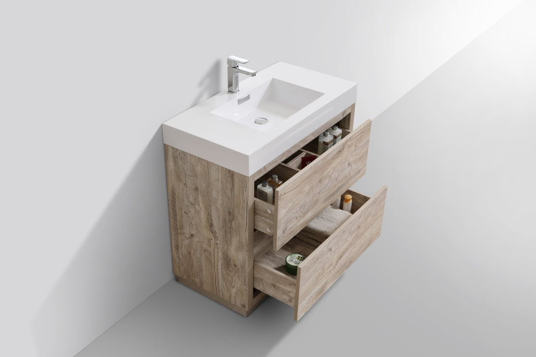 KubeBath Bliss 36" Free Standing Modern Bathroom Vanity