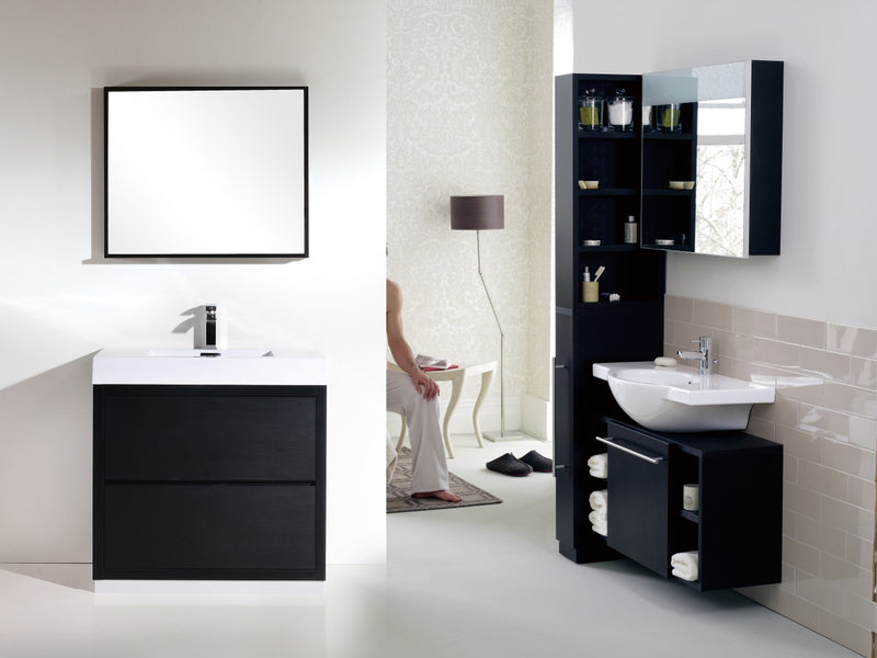 KubeBath Bliss 40" Freestanding Modern Bathroom Vanity
