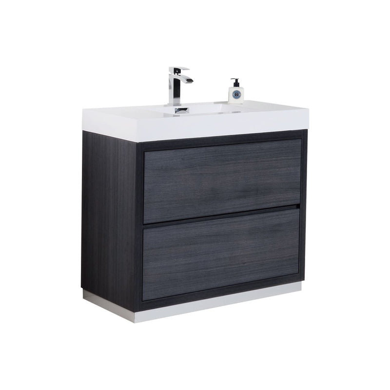 KubeBath Bliss 40" Freestanding Modern Bathroom Vanity