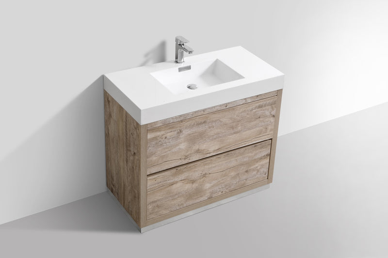 KubeBath Bliss 40" Freestanding Modern Bathroom Vanity