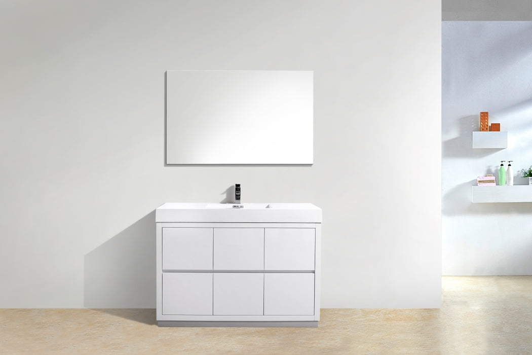 KubeBath Bliss 48" Free Standing Modern Bathroom Vanity