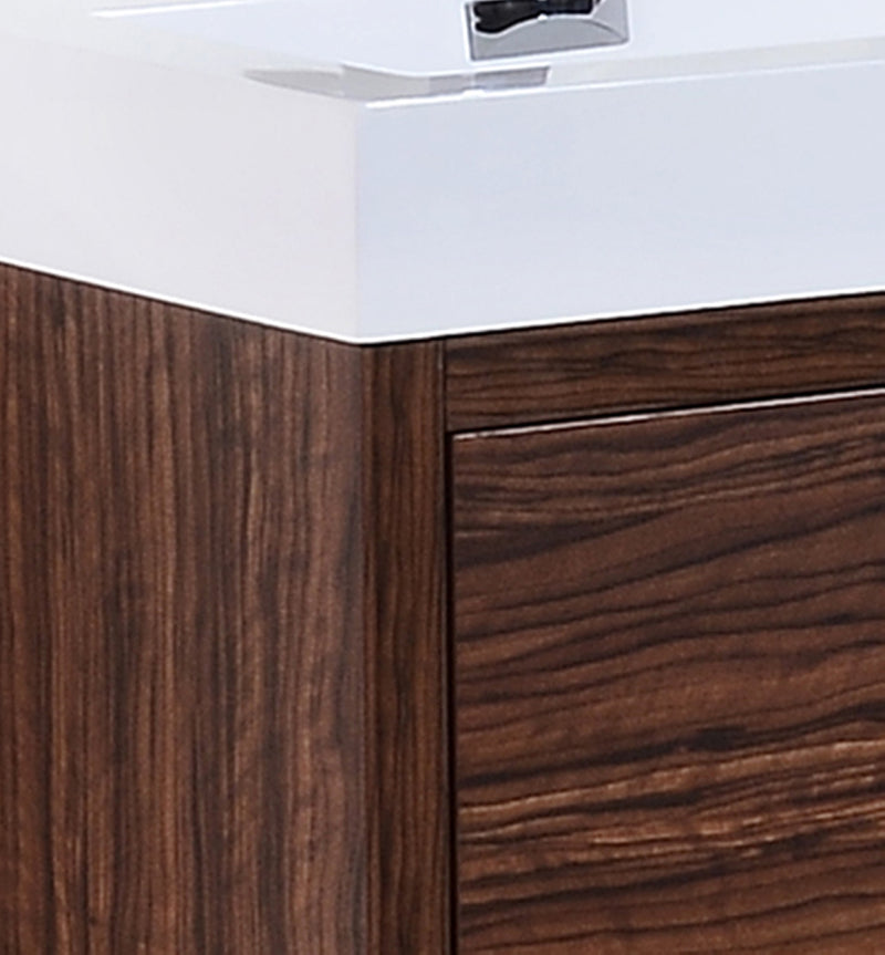 KubeBath Bliss 60" Double Sink Freestanding Modern Bathroom Vanity