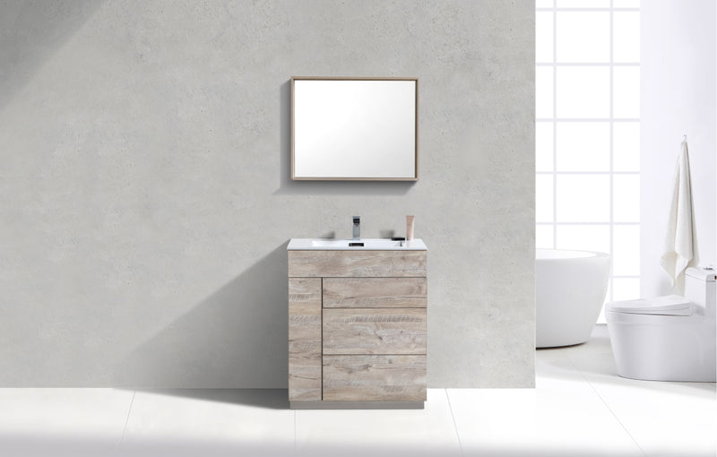 KubeBath Milano 30" Modern Freestanding Bathroom Vanity