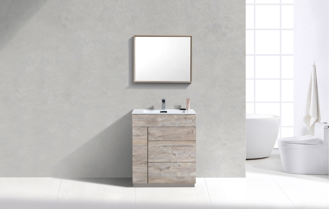 KubeBath Milano 30" Modern Bathroom Vanity