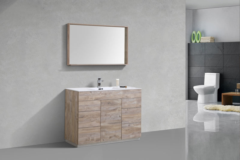 KubeBath Milano 48" Single Sink Modern Freestanding Bathroom Vanity