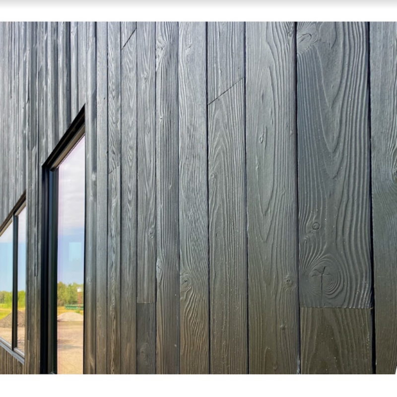 Blackwood and Ash Shou Sugi Ban Kimo Coal and Arigeta Wood Siding Sample Pack