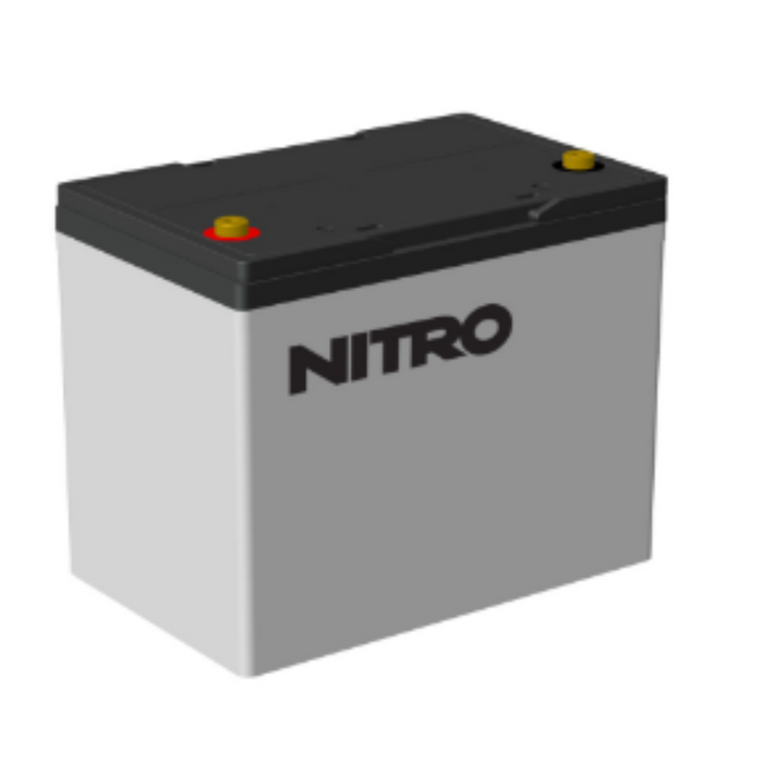 NITRO N12-75I 12V, 75.0AH Valve Regulated Lead-Acid Battery
